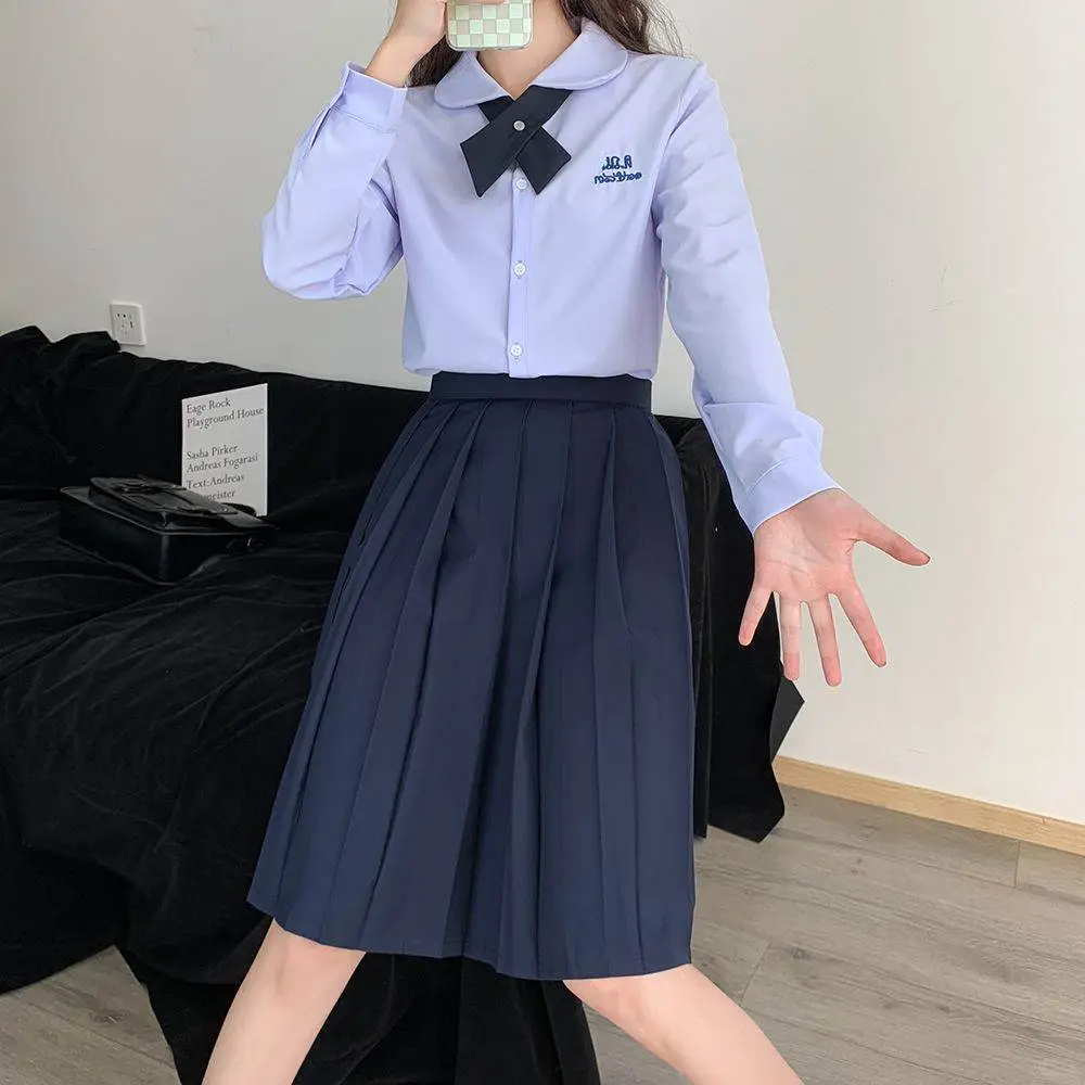 jk制服女学院风衬衫裙子泰国泰式校服学