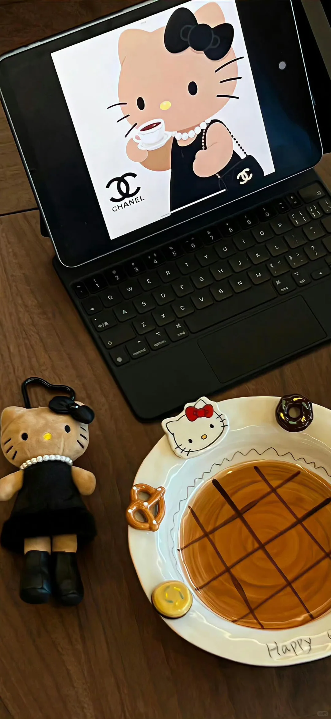 当我在冬天拥有了一套hello kitty壁纸后