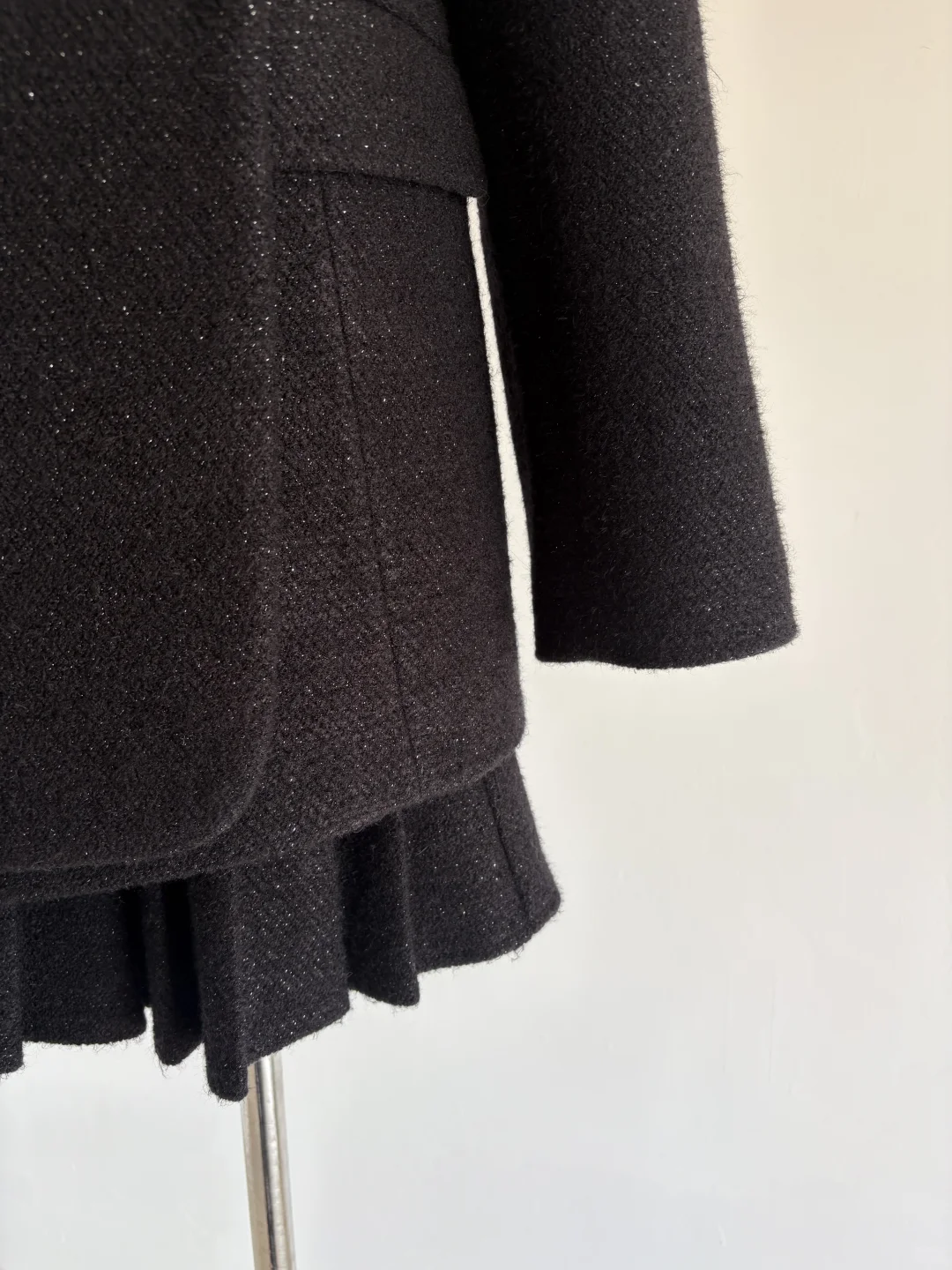 捡漏！门店在售，小个子复古毛呢套装女新款