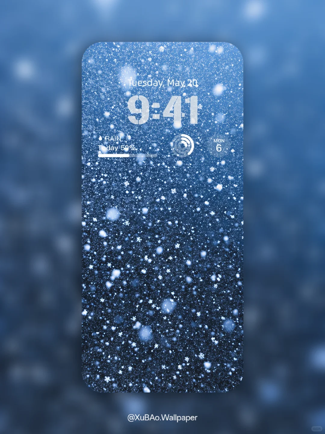 C2583 | 4k壁纸 | 蓝调飘雪