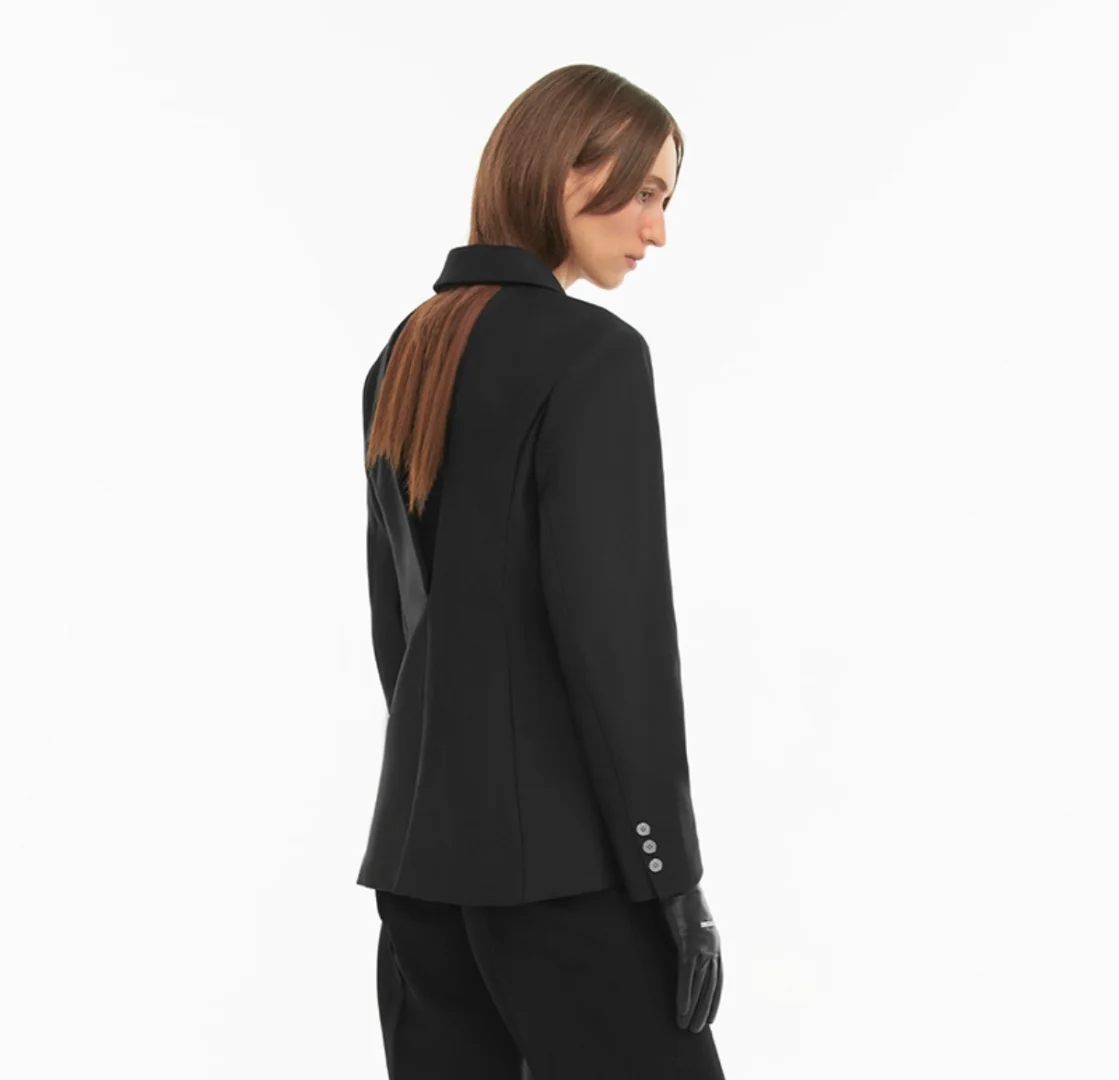 6️⃣9️⃣9️⃣C2H4女士露背设计感西服