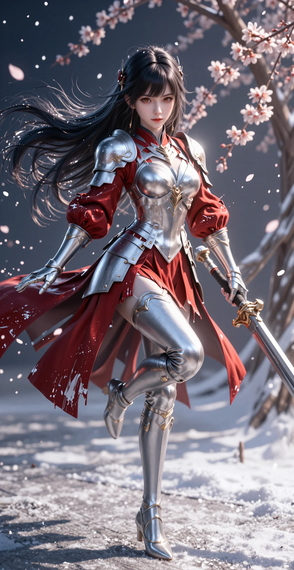 雪地飒女剑客，谁主沉浮？