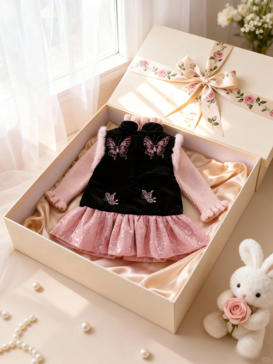 谁懂啊！女宝连衣裙节日氛围感直接拉满✨！