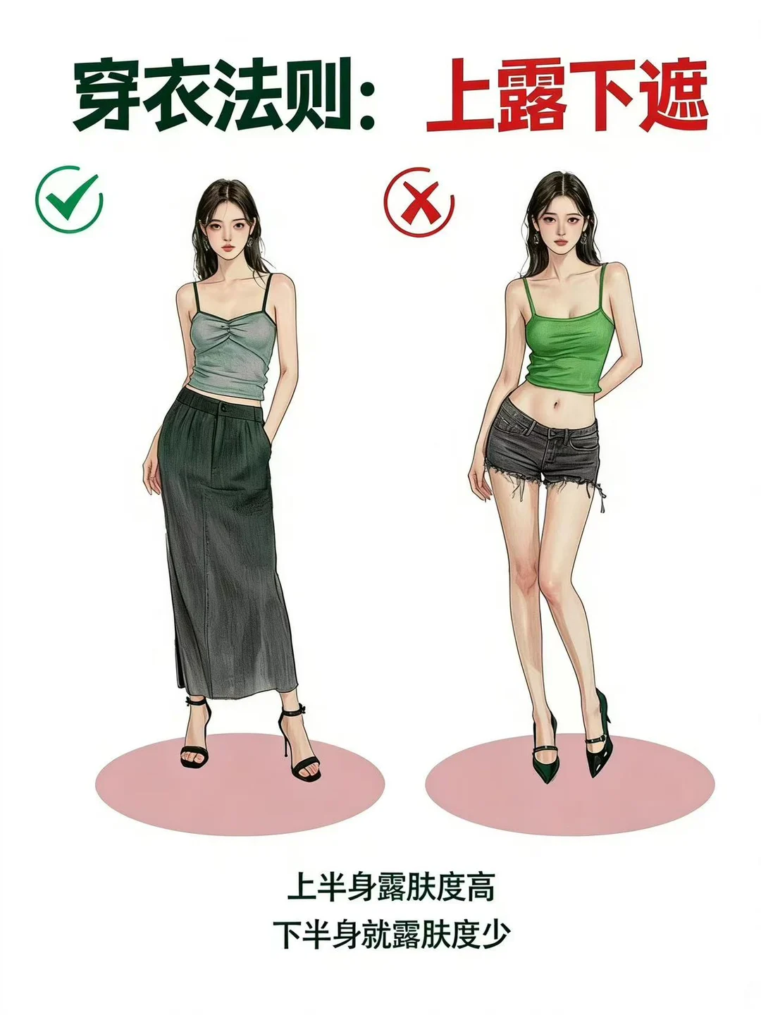 看了更会穿衣服女孩子穿衣法则