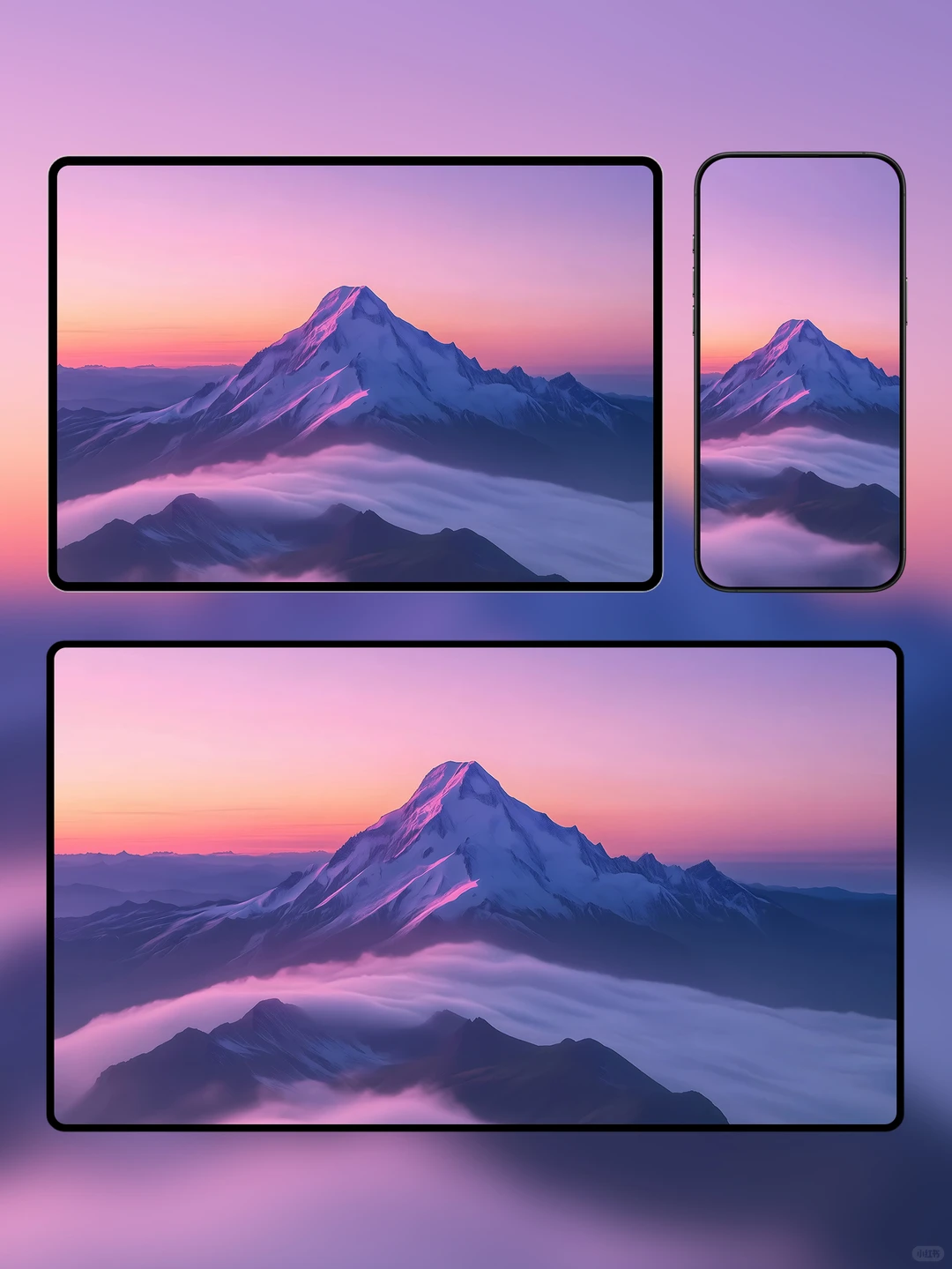 ipad&手机壁纸｜高清4K｜氛围感｜紫霄拥岱