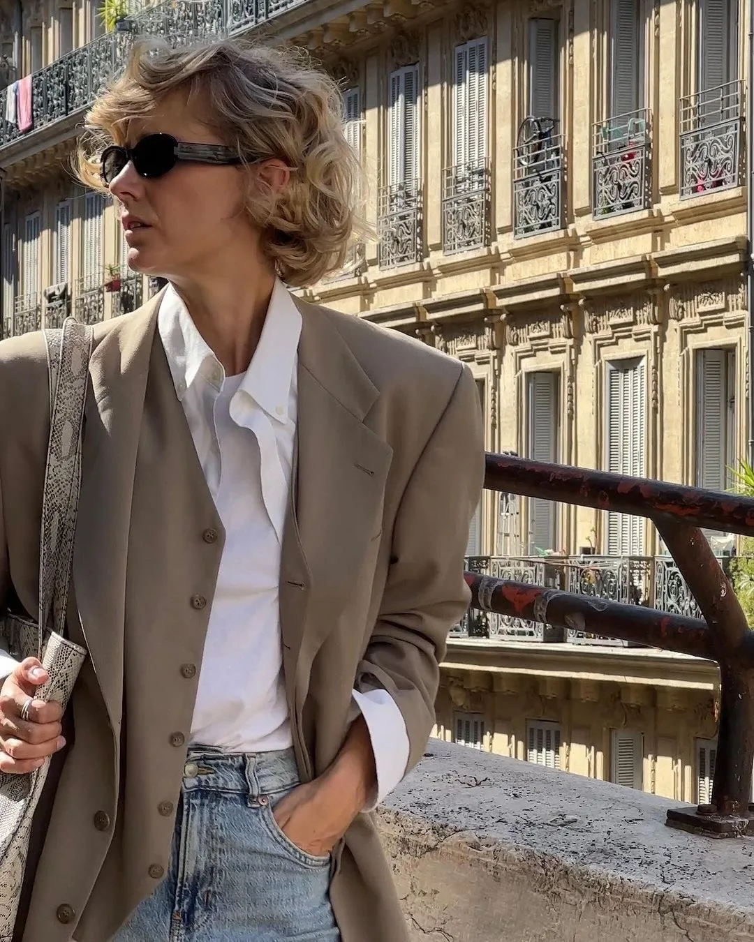 女生穿西装 总是很好看——法式風情