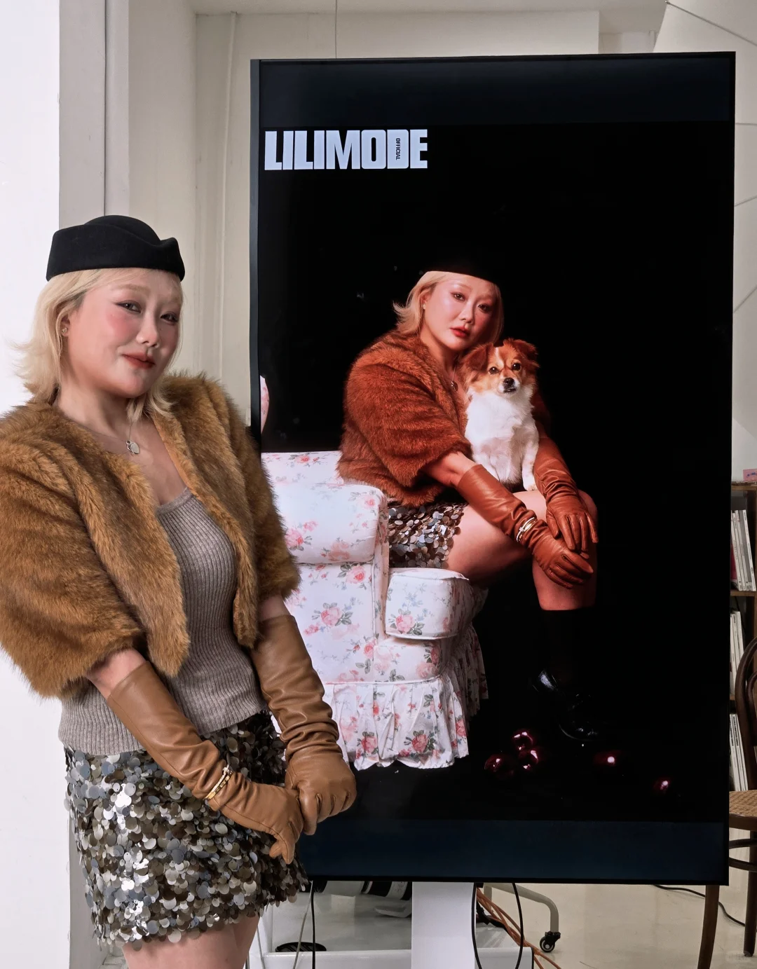 当一天韩女☆与fur baby的亲密合影📸️