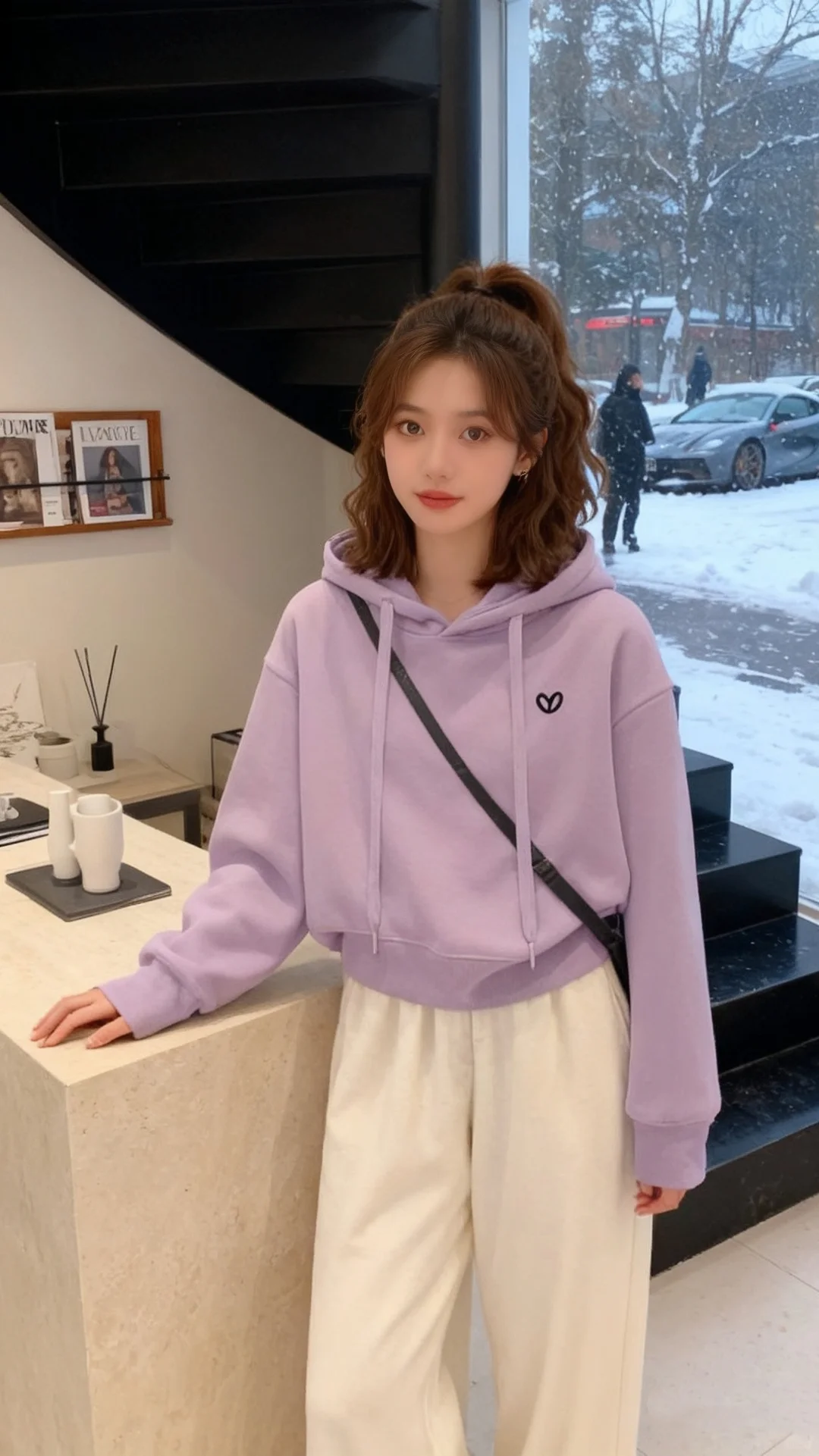 冬天怎么能少得了粉色呢