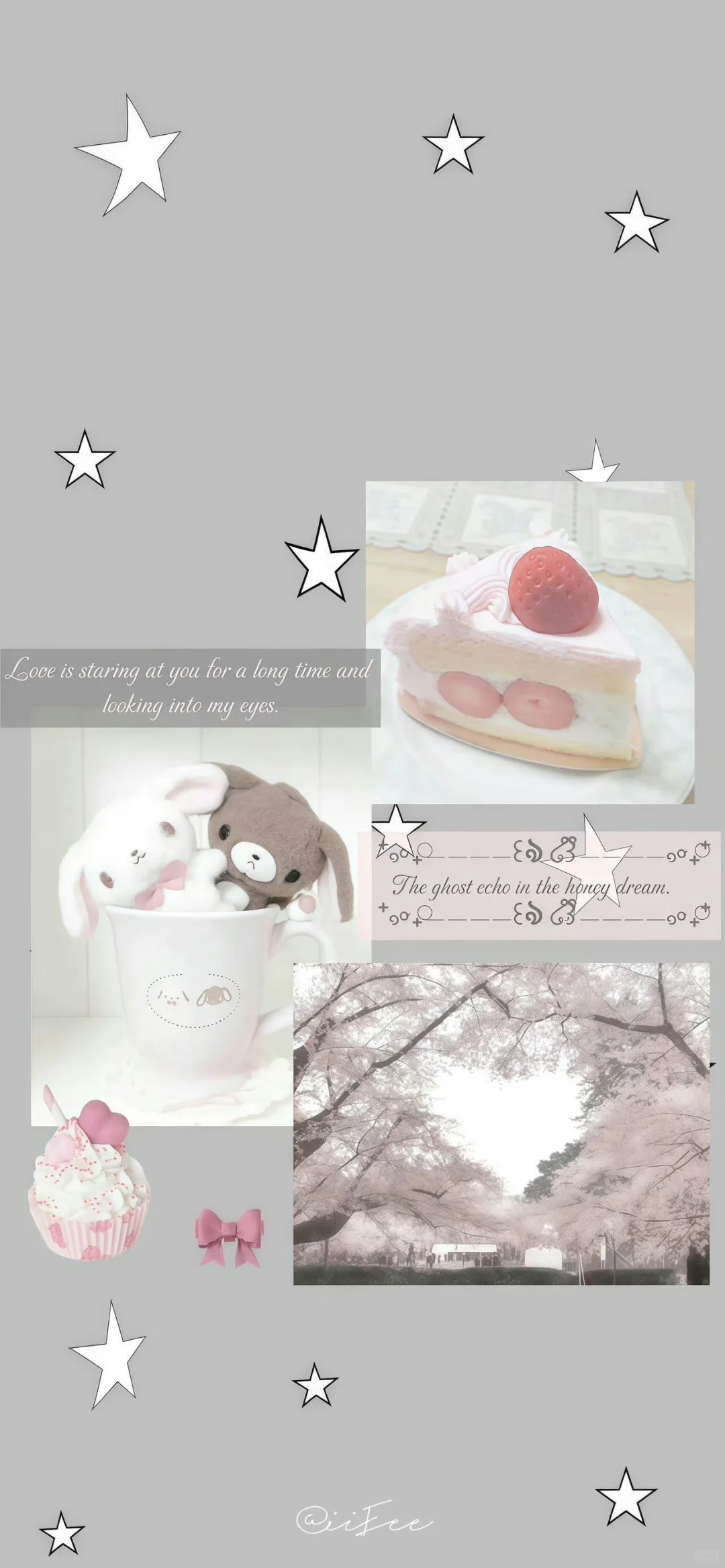 𝐬𝐡𝐚𝐫𝐞 | 可爱拼贴手机壁纸ᐝ