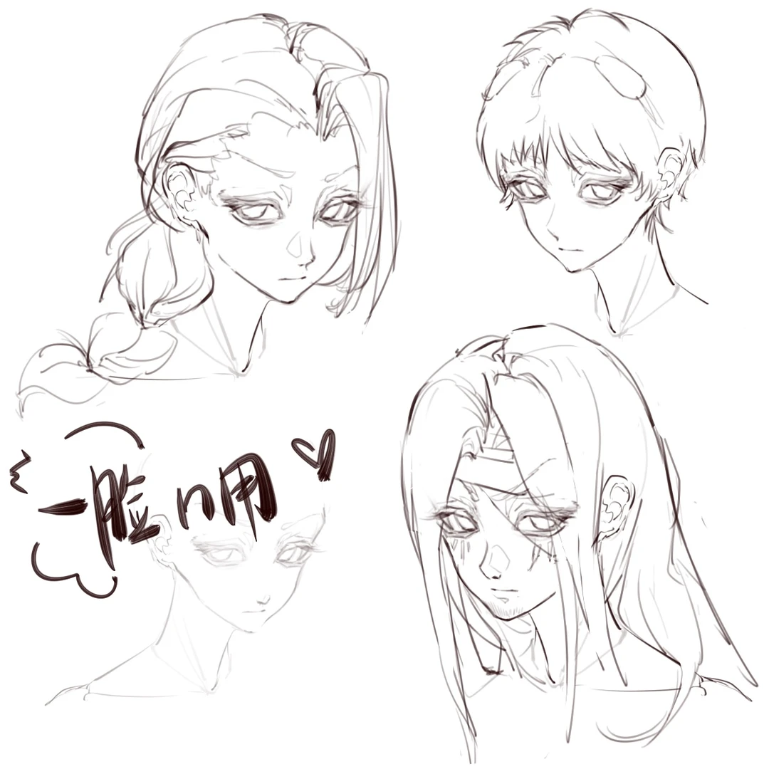 一张脸画出男男女女哈哈哈哈