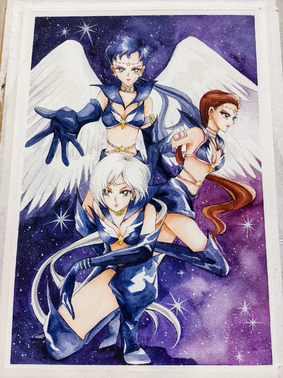 手绘｜美少女战士星光三剑客