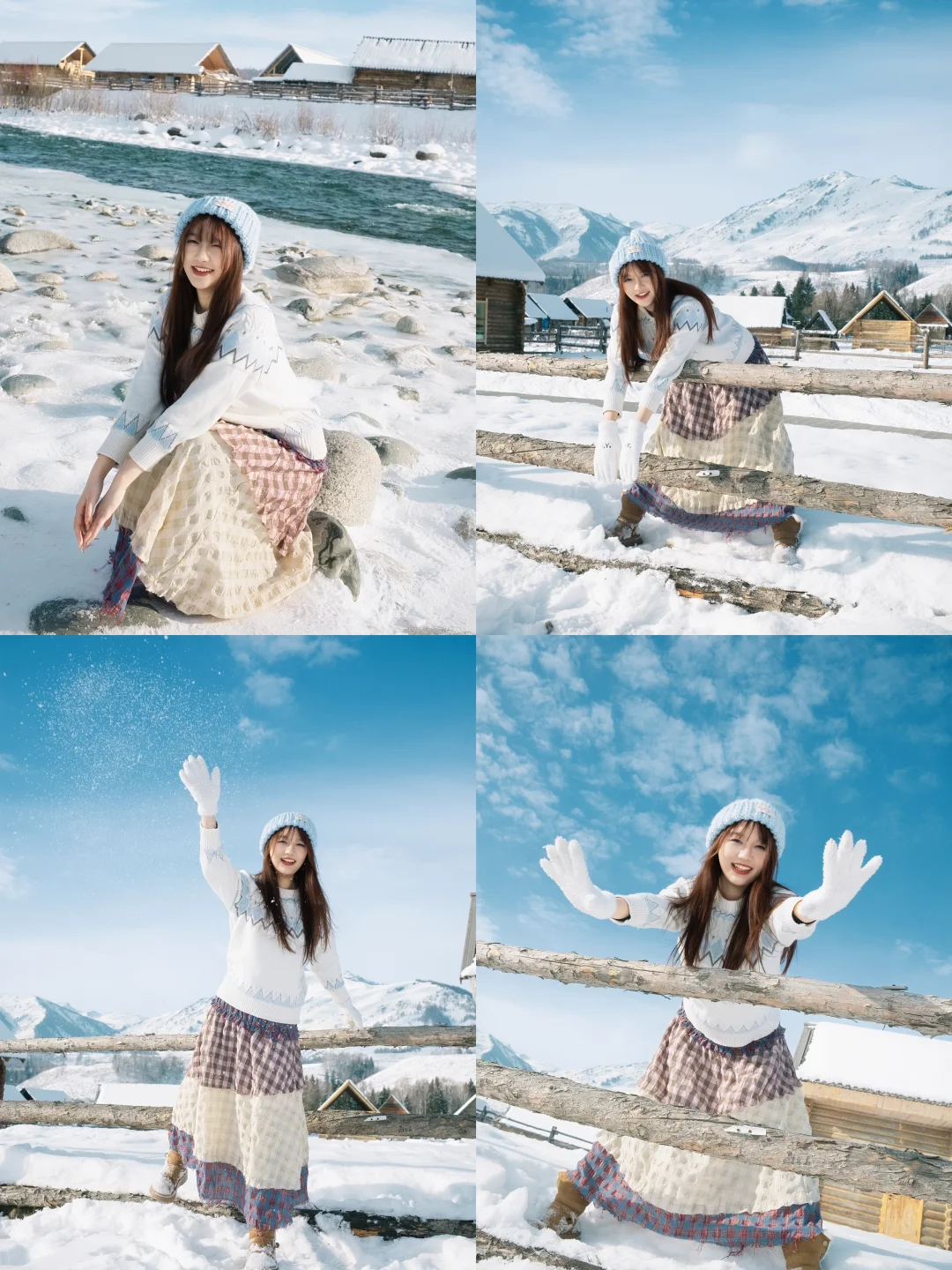 怎么拍都好看！禾木小木屋～禾木女摄超会拍