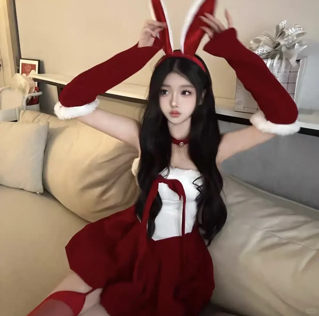 圣诞小裙子谁穿谁好看啊！