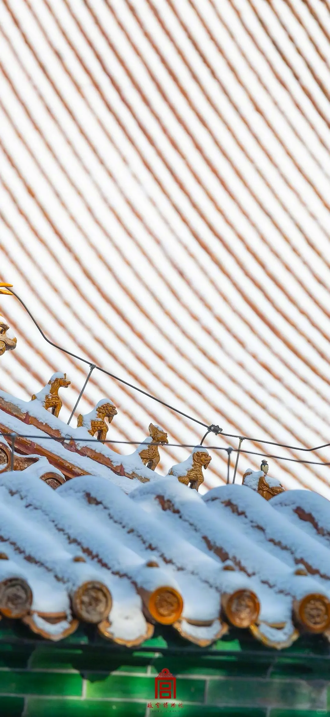 收藏这组壁纸，等于拥有了故宫雪季的入场券