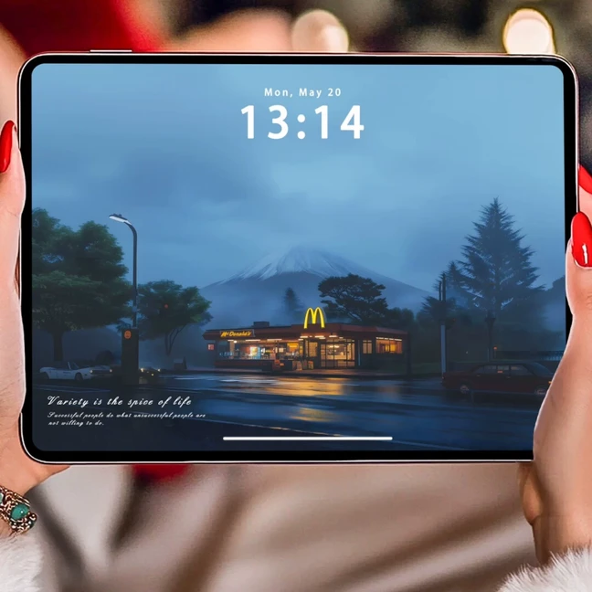 太爱了！小镇麦门4K插画壁纸