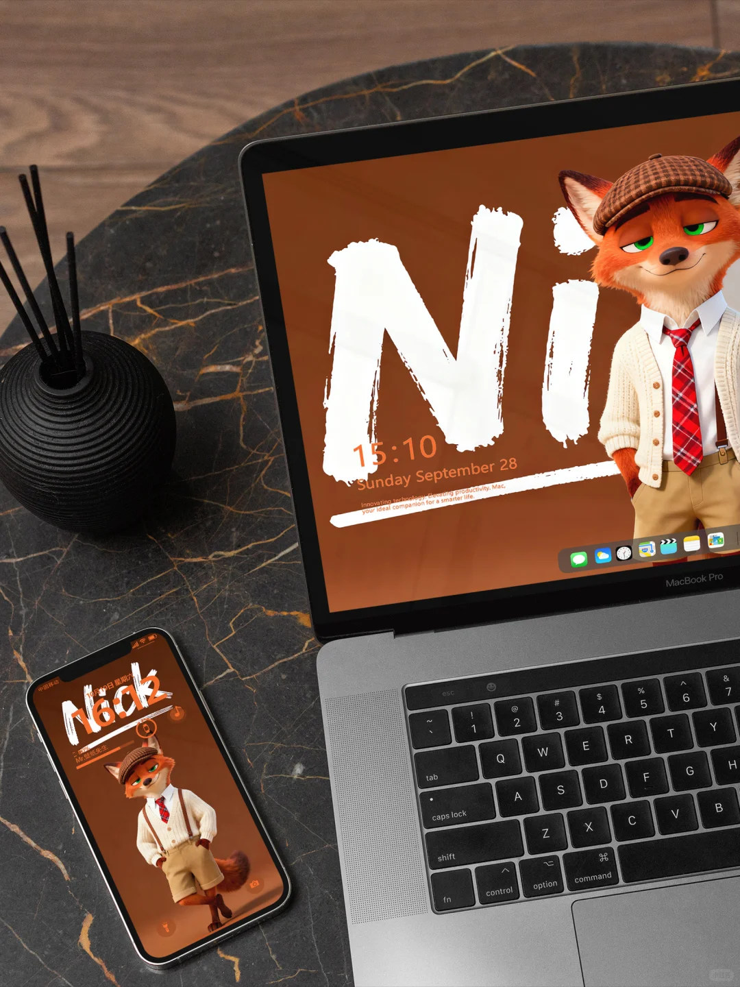 疯狂动物城丨🍫巧克力棕尼克Nick丨4K壁纸