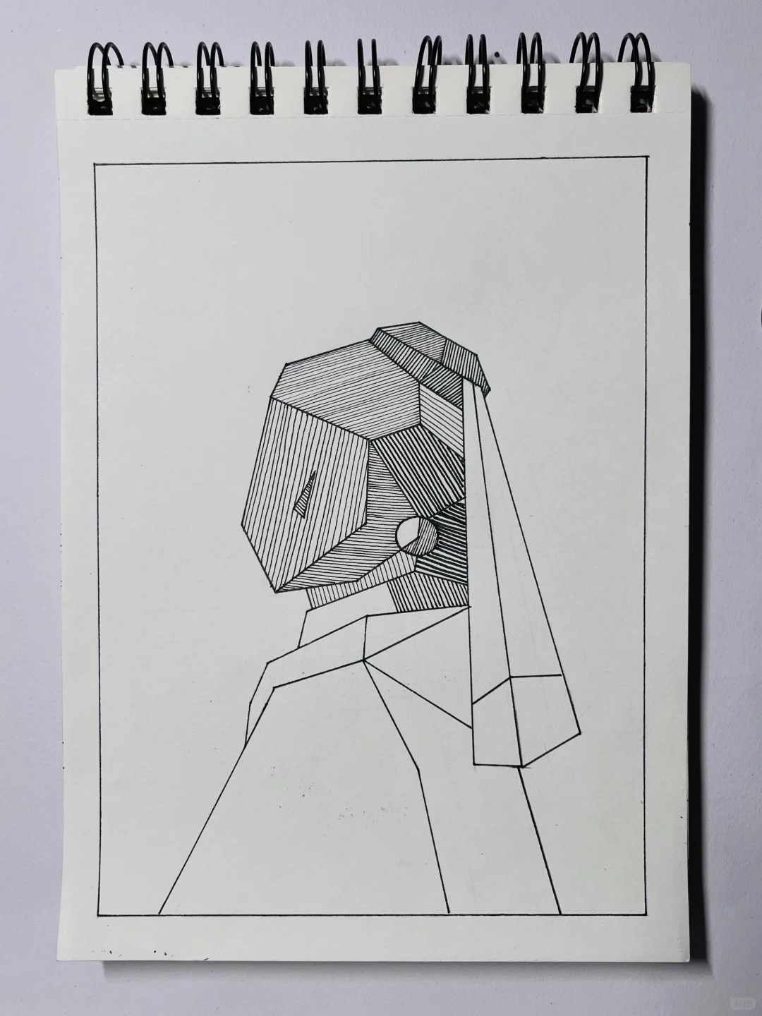 戴珍珠耳环的少女！👩🏻‍🦰控笔练习DAY ❽0🖊