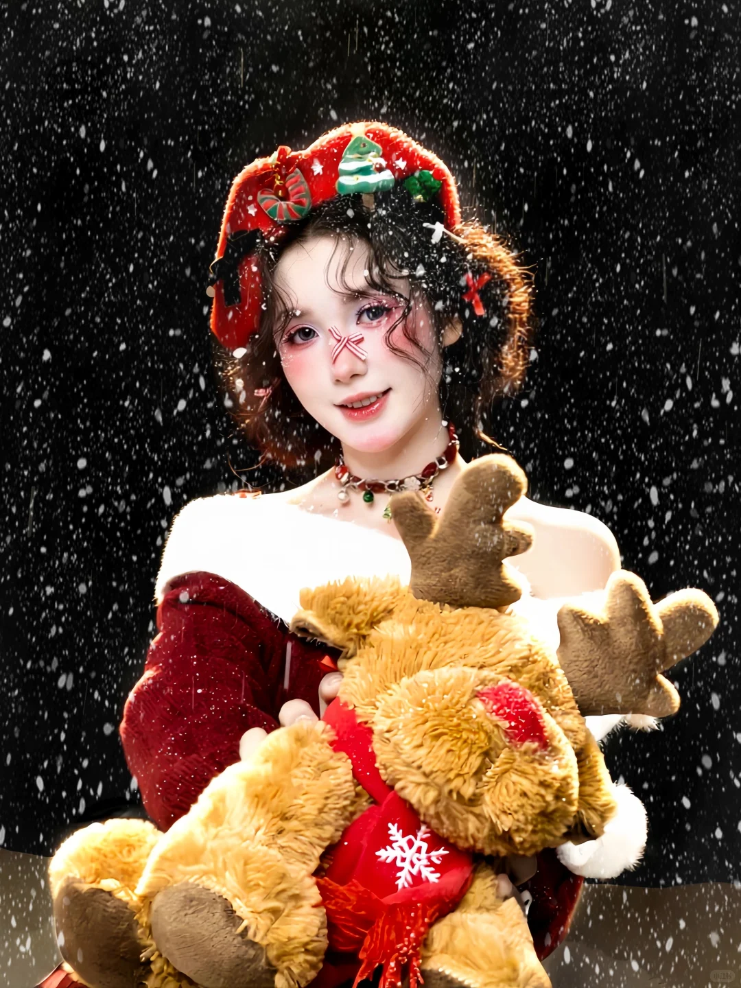 这么潦草…确定吗？！雪花精灵圣诞写真🎄