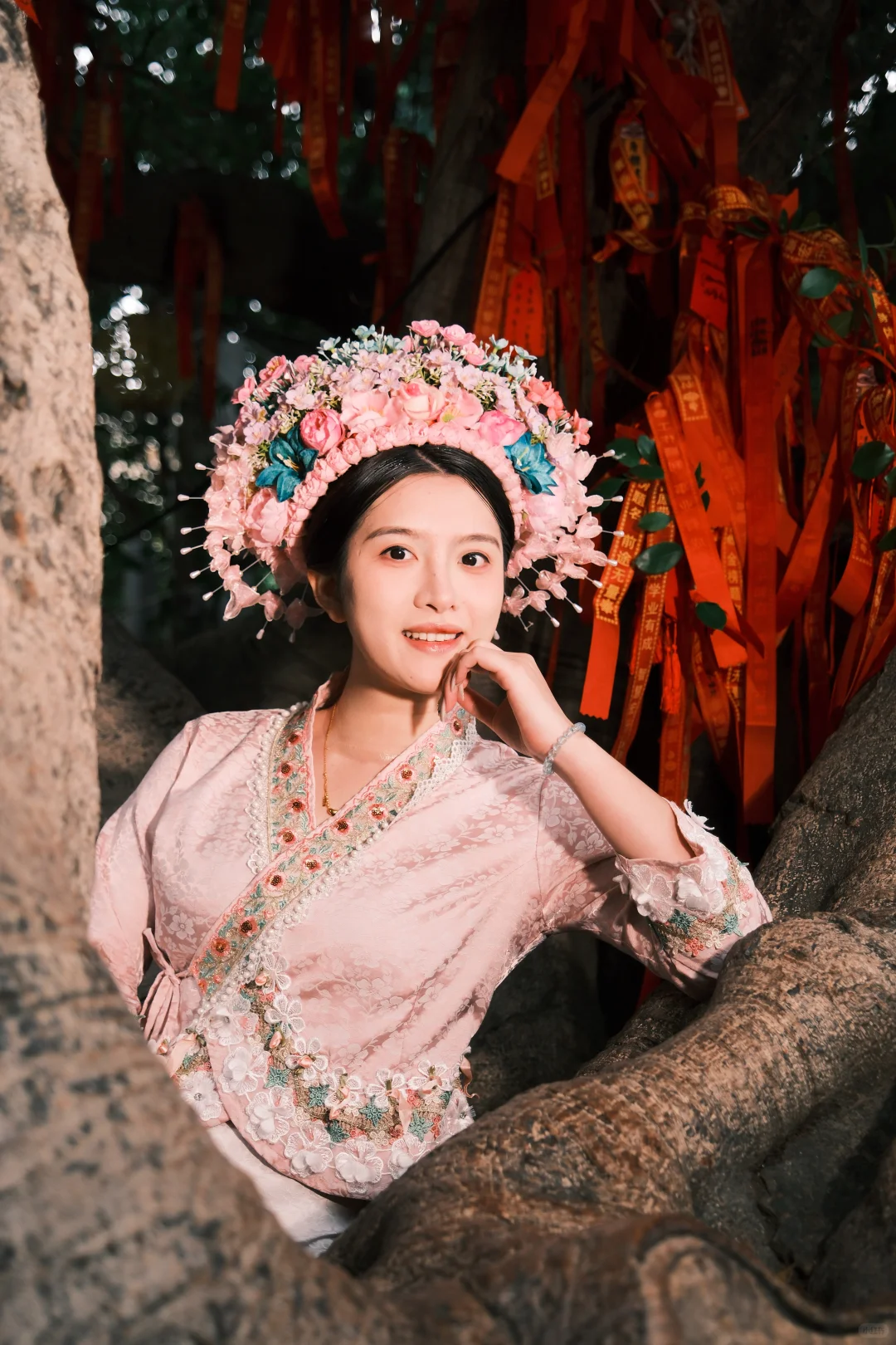 让我看看是谁公费游玩🫣泉州鲟浦簪花