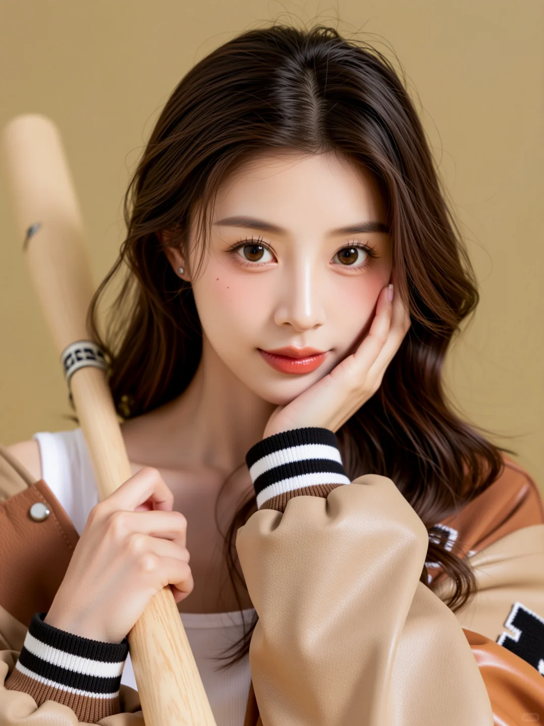 棒球少女写真的甜酷风拿捏了⚾