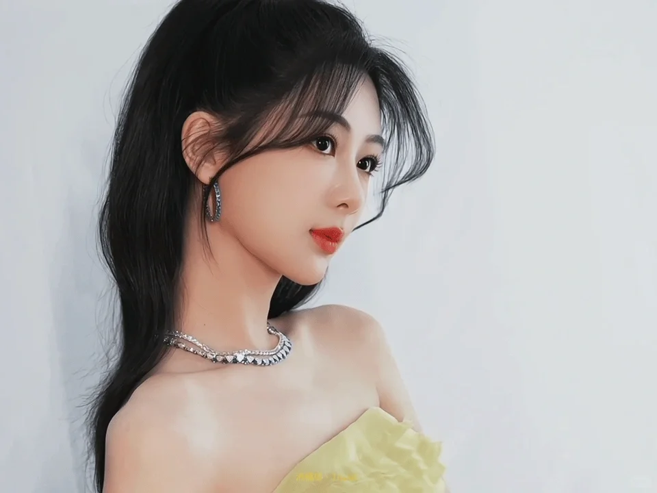 杨紫连头发丝都散发着光芒