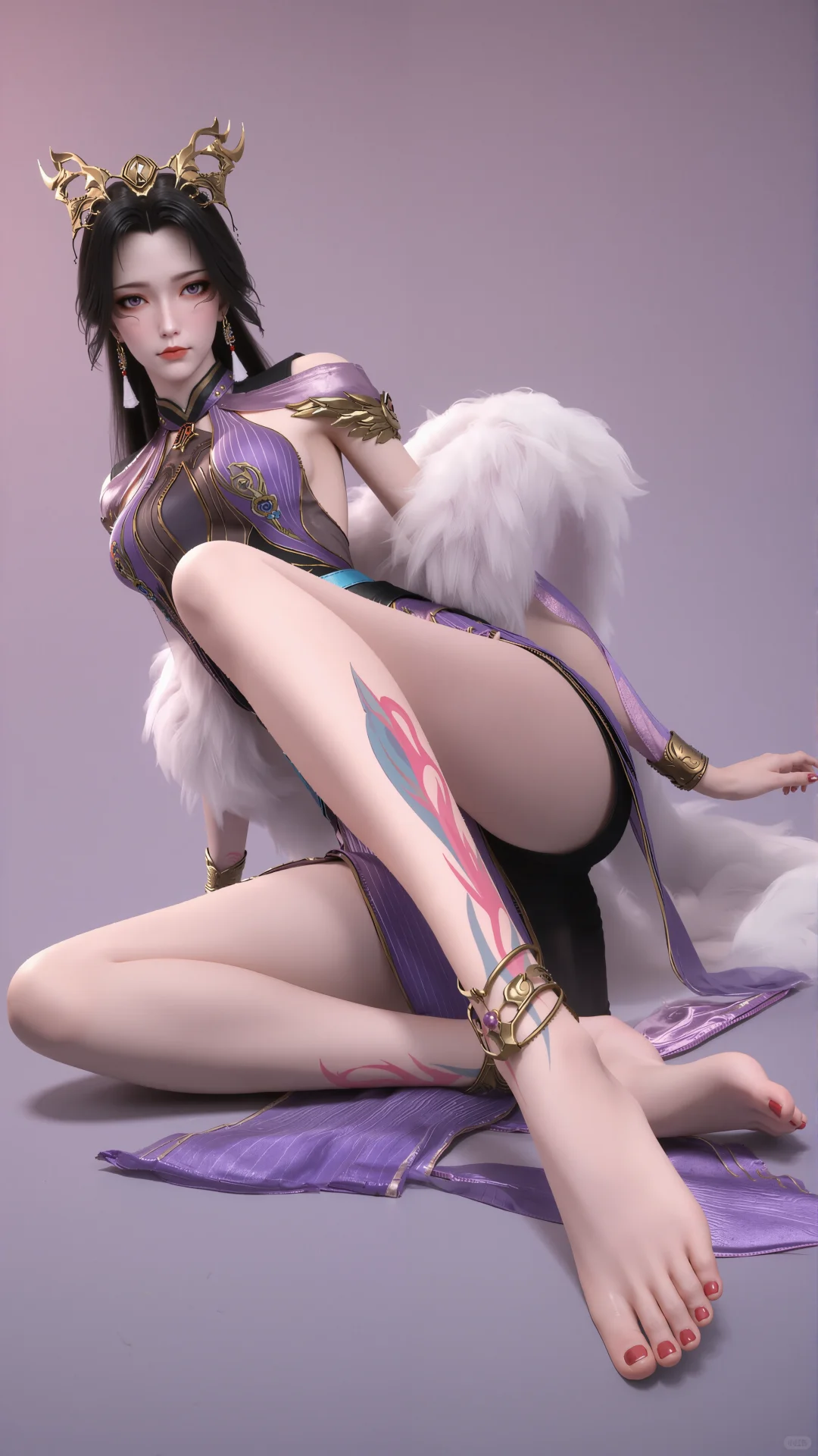 「壁纸」司妙龄，这两米长的美腿