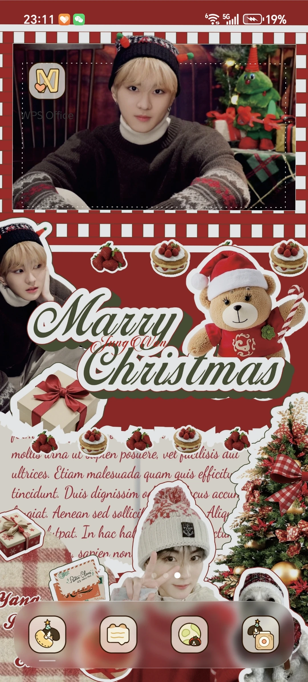 梁祯元圣诞壁纸llm大礼包