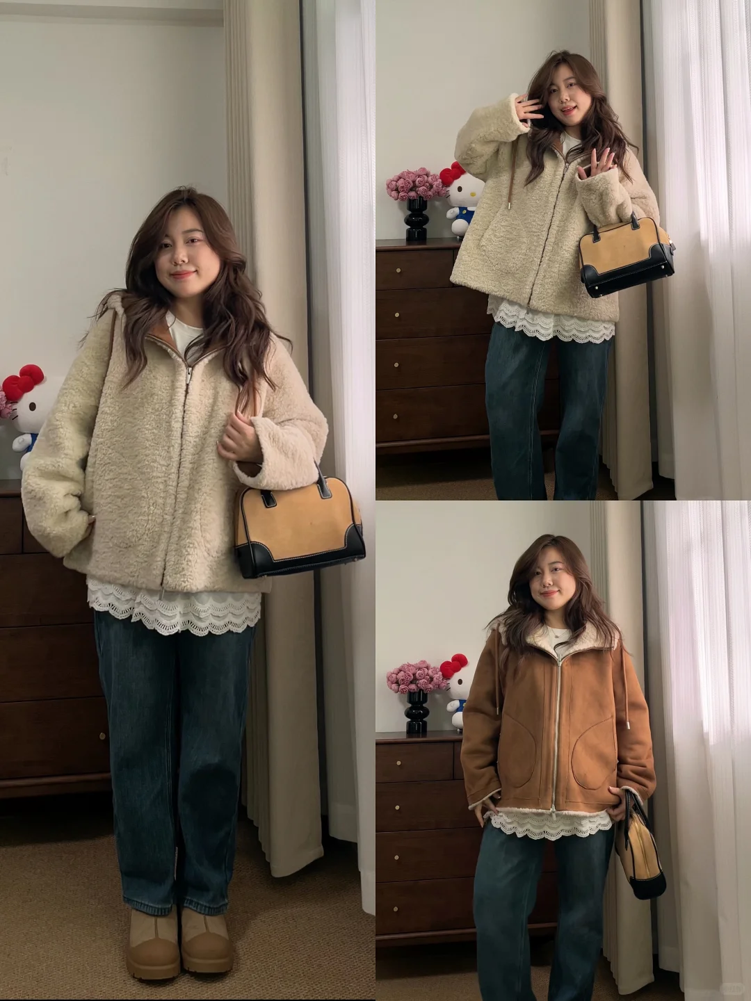 130斤｜微胖秋冬一周穿衣合集！