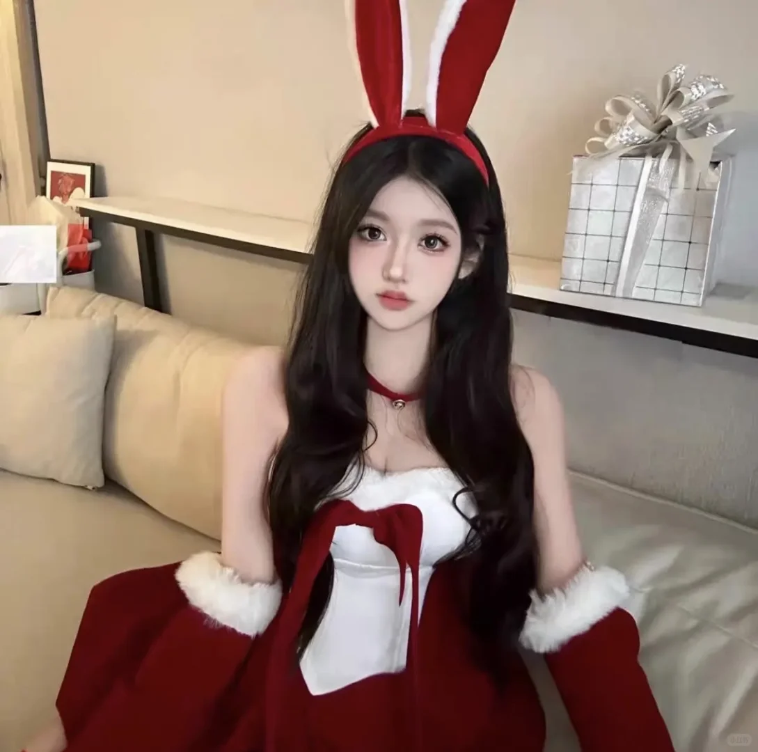 圣诞小裙子谁穿谁好看啊！