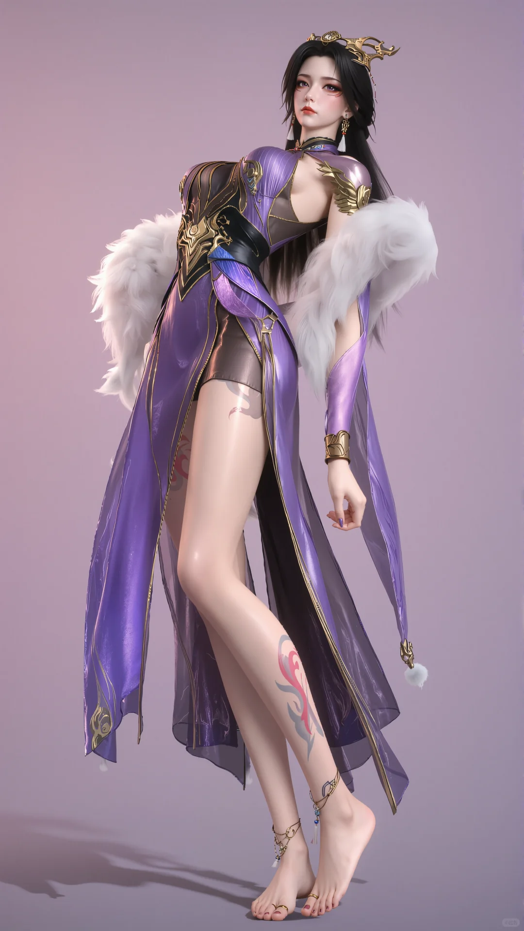 「壁纸」司妙龄，这两米长的美腿