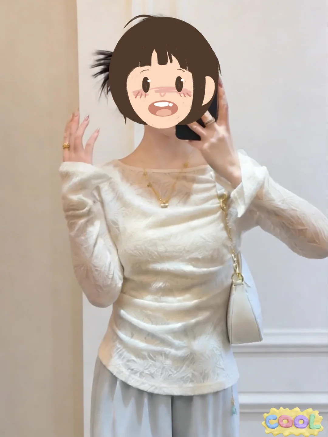 温柔到骨子里的蕾丝打底衫✨