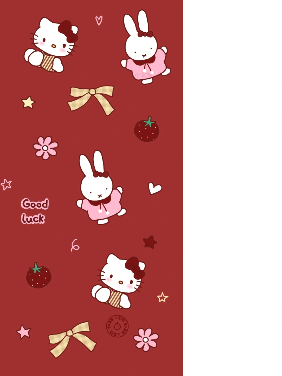 新年红Kitty可爱壁纸！！！