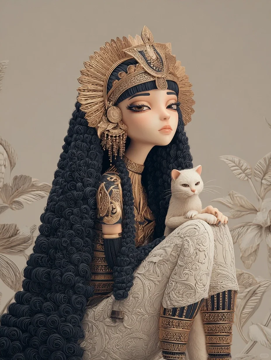 尼罗河畔的少女