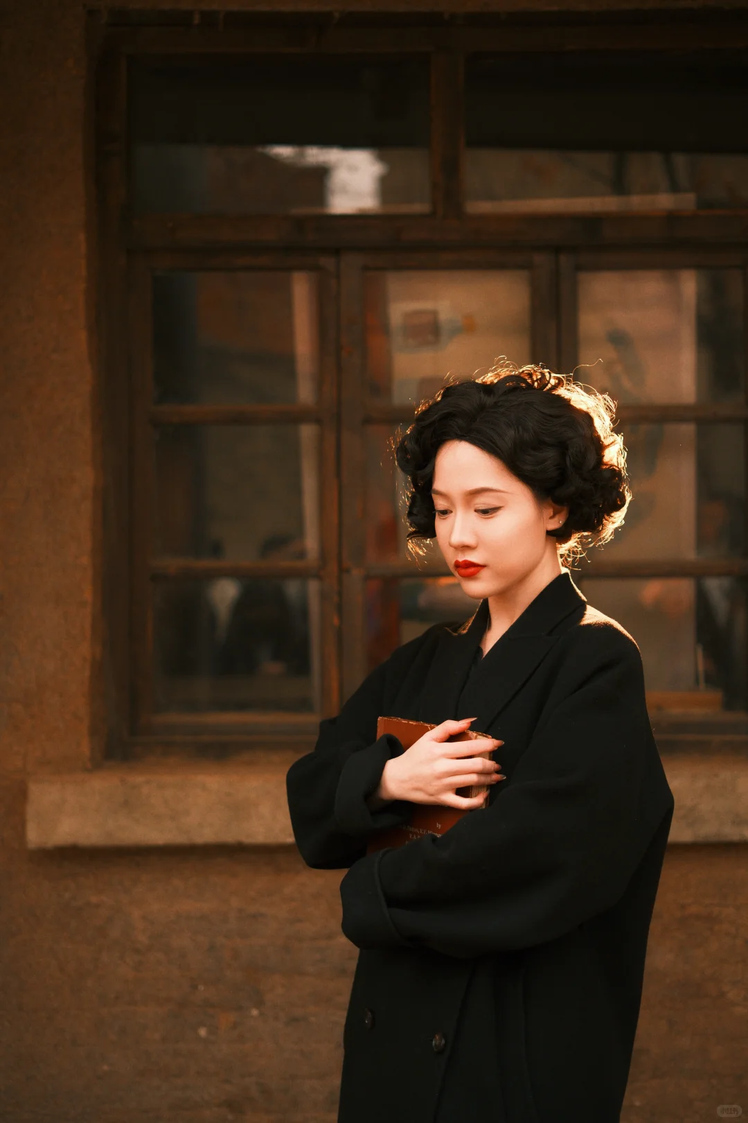 晚风里的港风氛围感