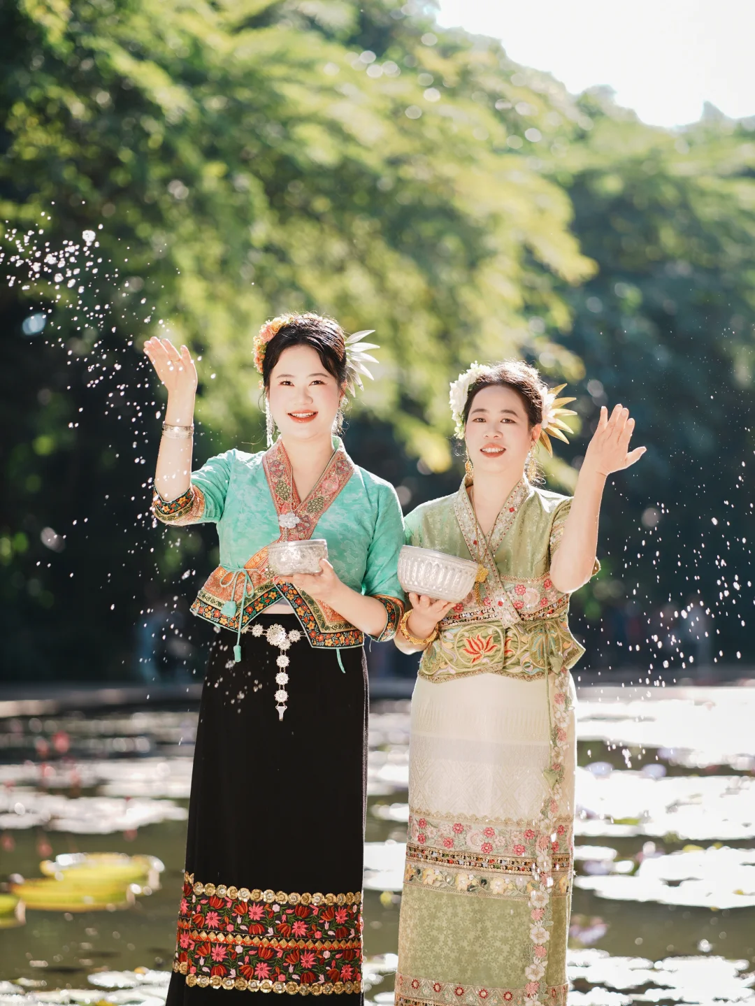 带老妈拍傣族写真！100多花得血赚💸