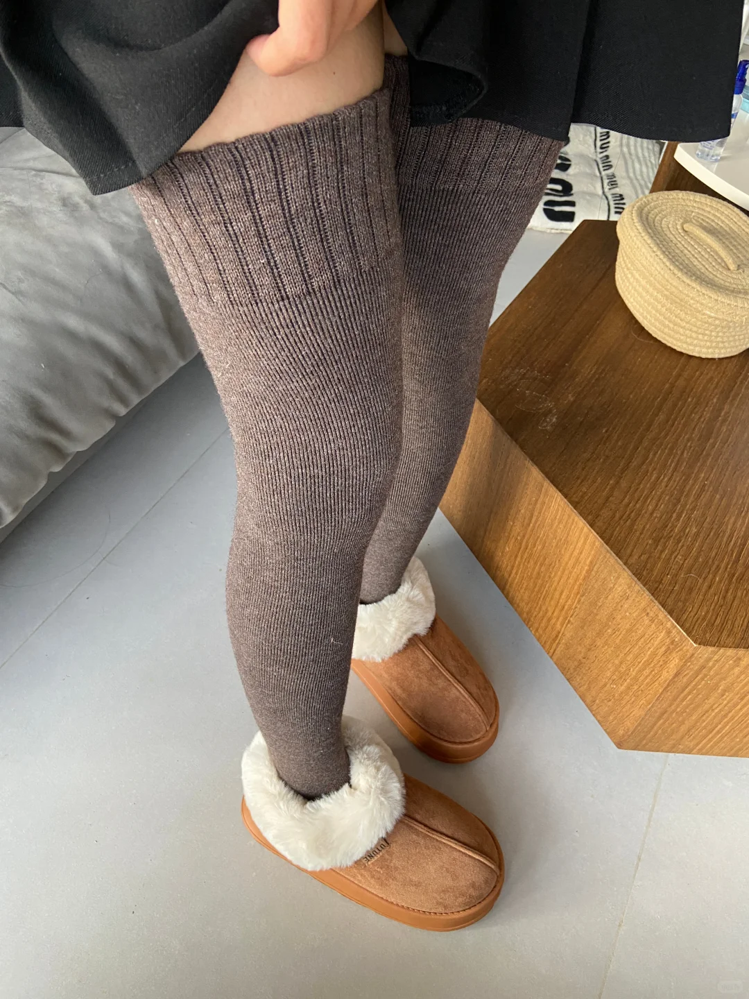 130斤😭终于发现大粗腿不卷边的大腿袜了！！