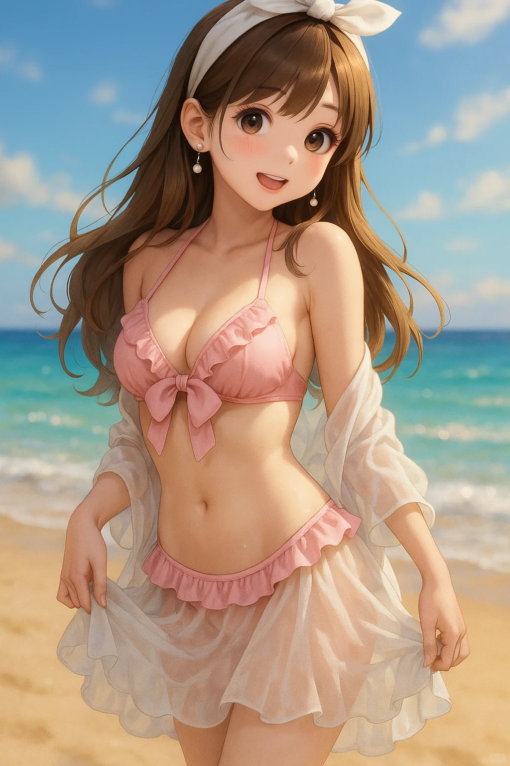 🌊海风吹起的那一刻，夏天定格了💗