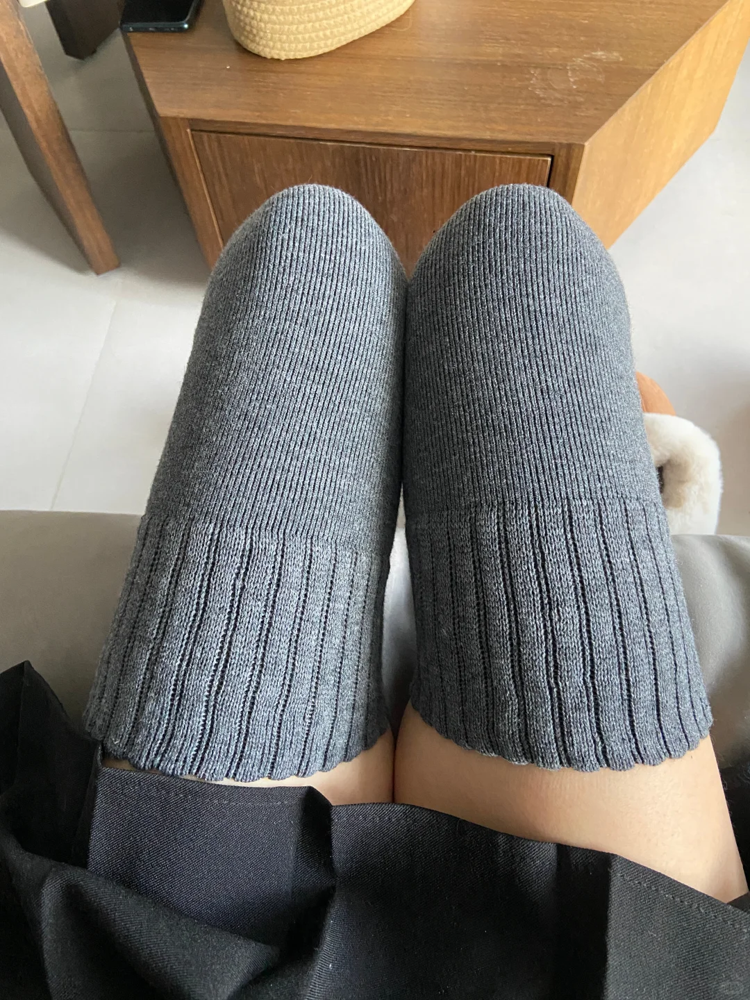 130斤😭终于发现大粗腿不卷边的大腿袜了！！