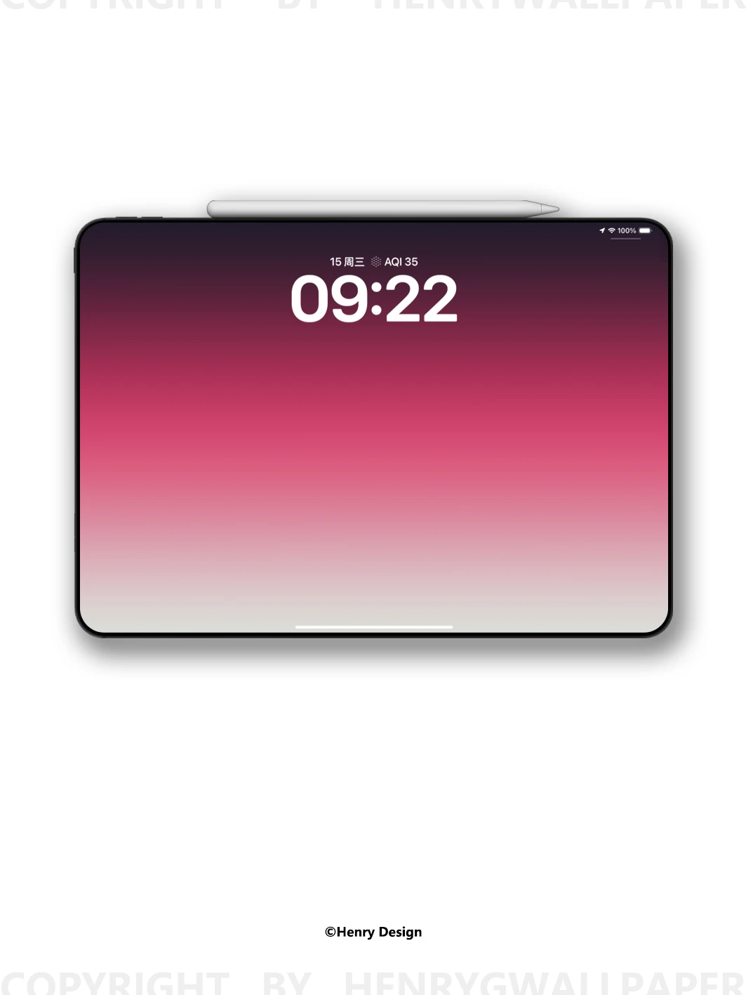 ipad&手机壁纸｜火山粉｜005