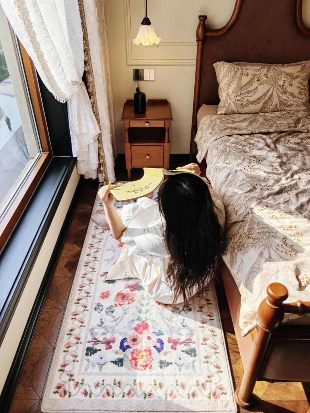 🏡卧室的“复古开关”：独居女孩的幸福感