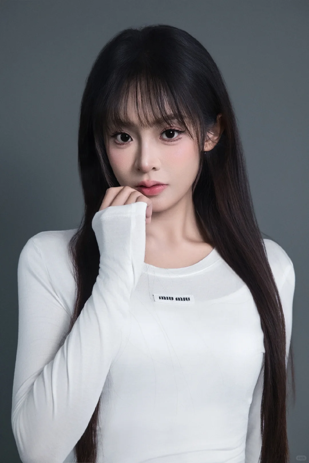 韩女系纯欲感写真格雷色系杀疯了|西安写真