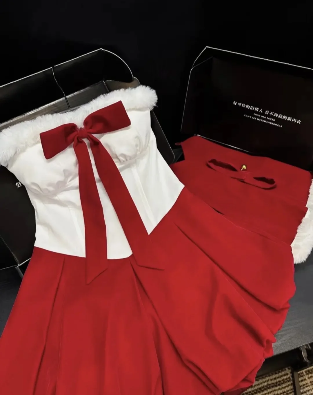 圣诞小裙子谁穿谁好看啊！