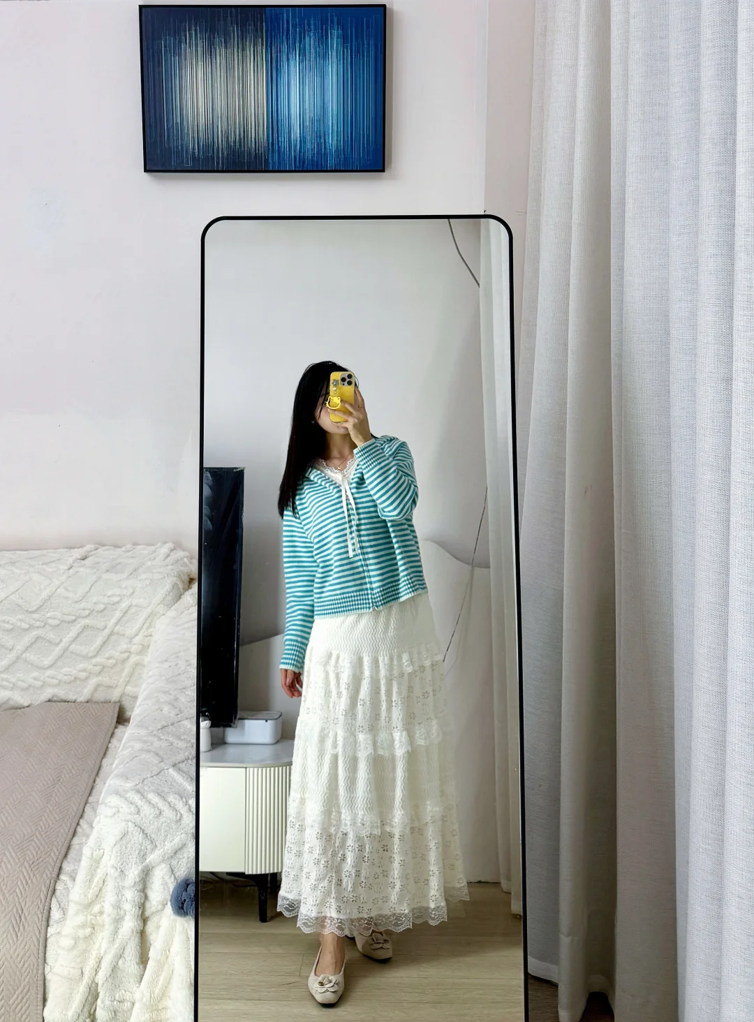 半身裙➕丝袜穿搭