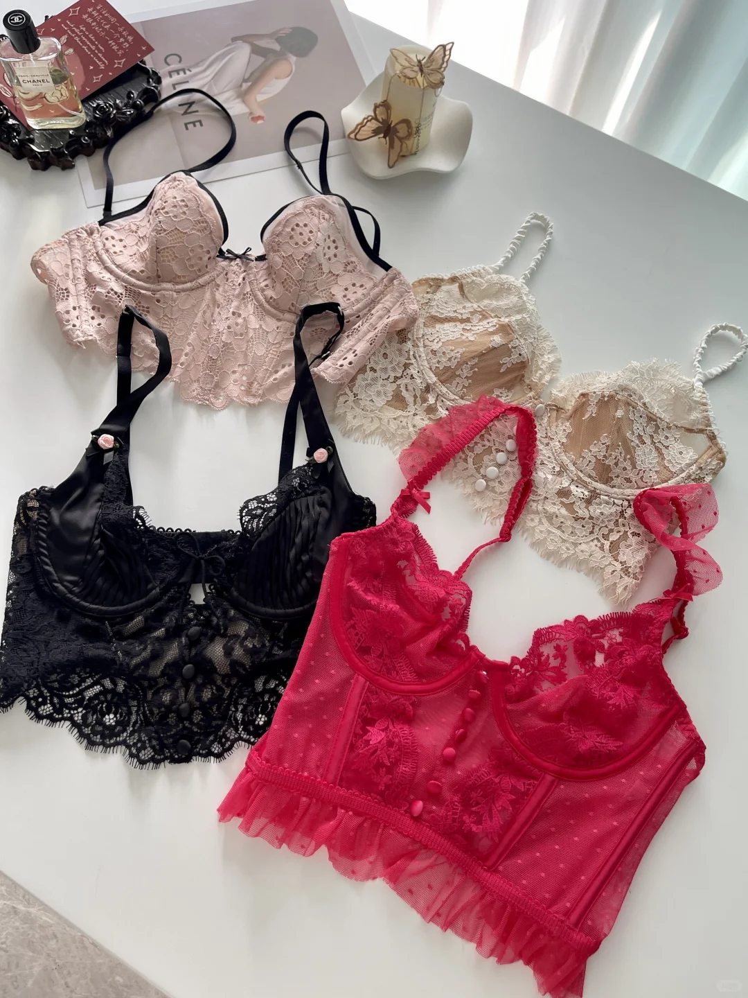 好喜欢我的鱼骨胸衣！4套秋冬叠穿Look～