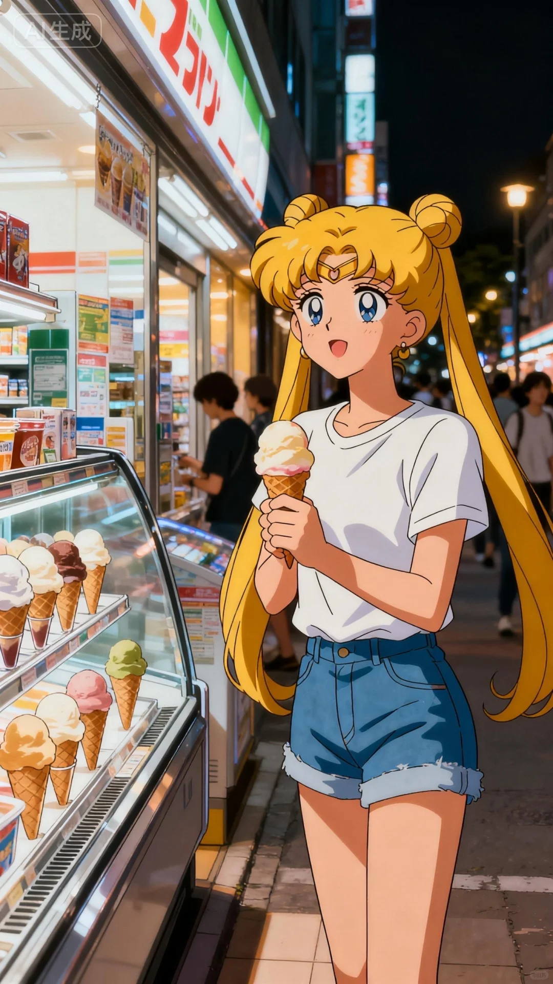 美少女战士买冰淇淋