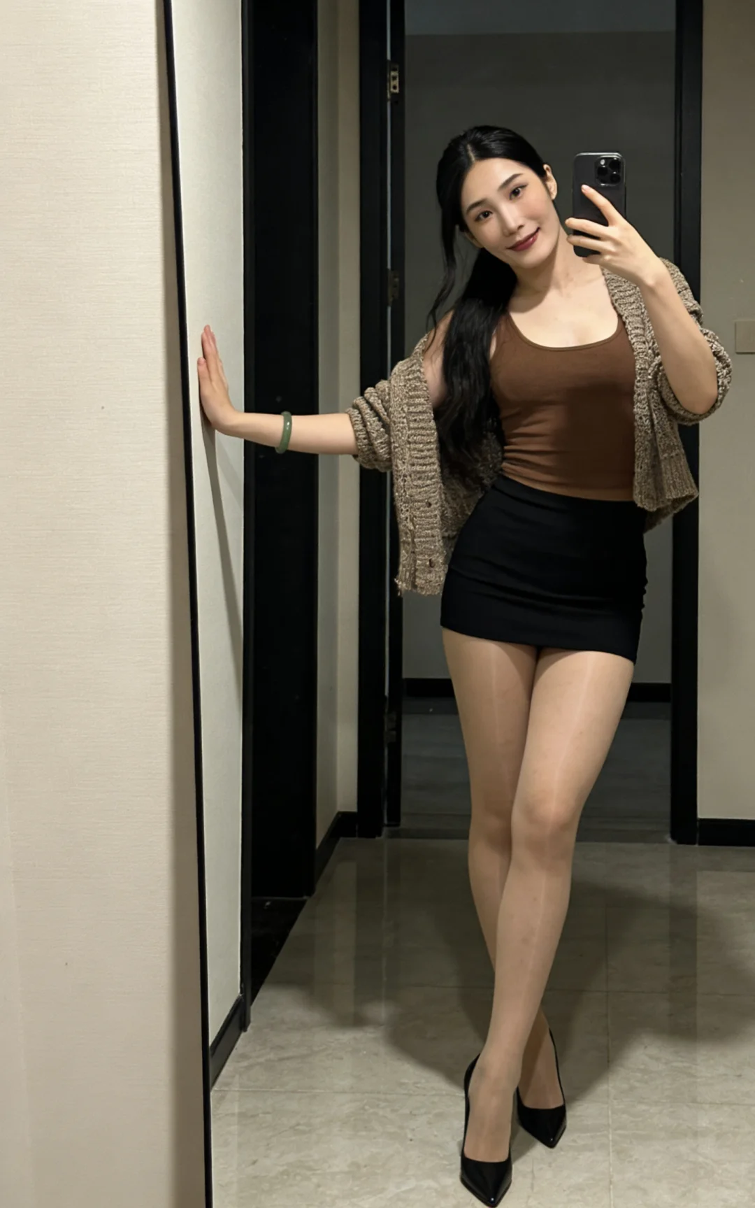 油光加珠光丝袜来一波