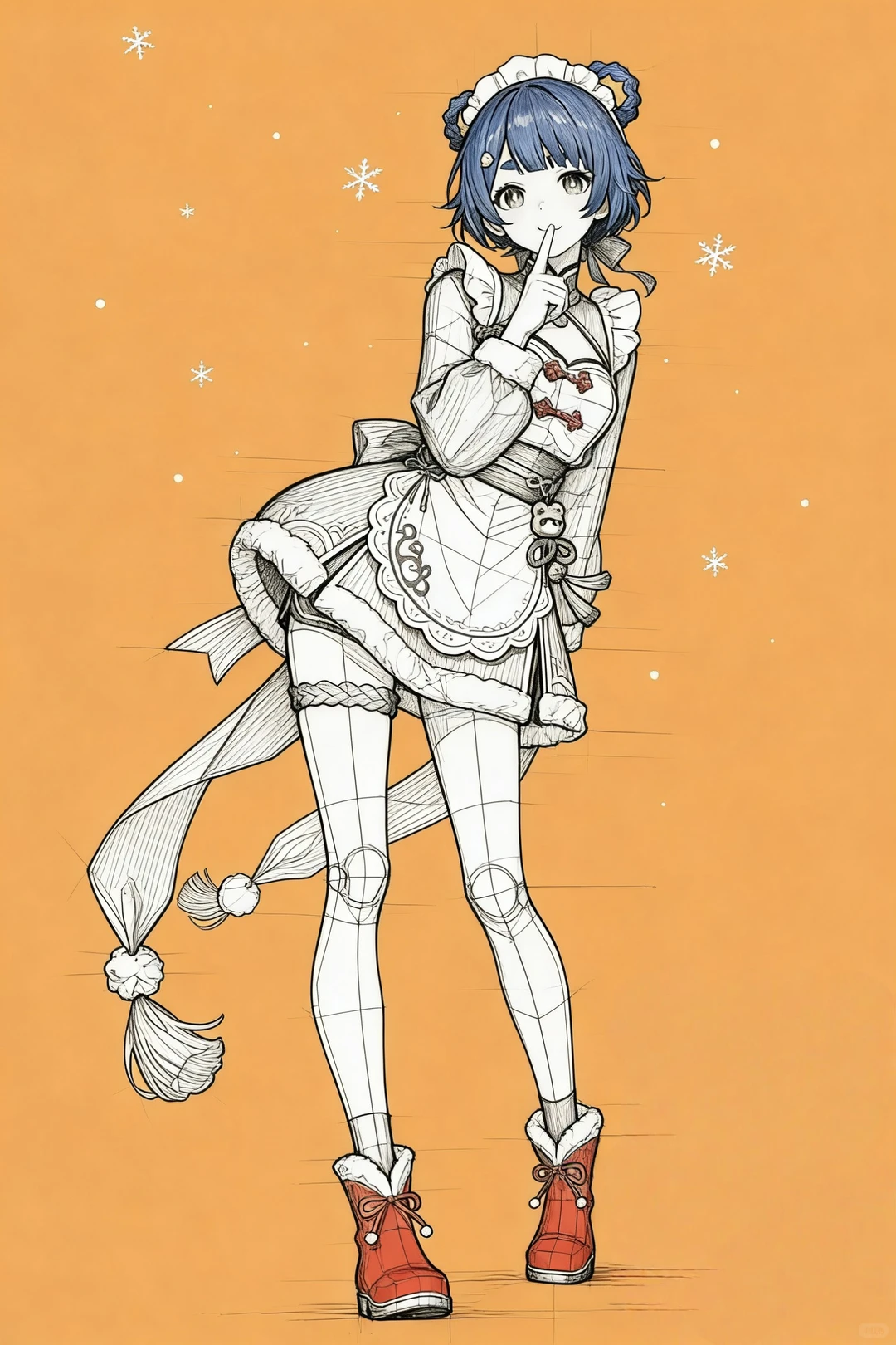 萌化了！圣诞美少女🎄