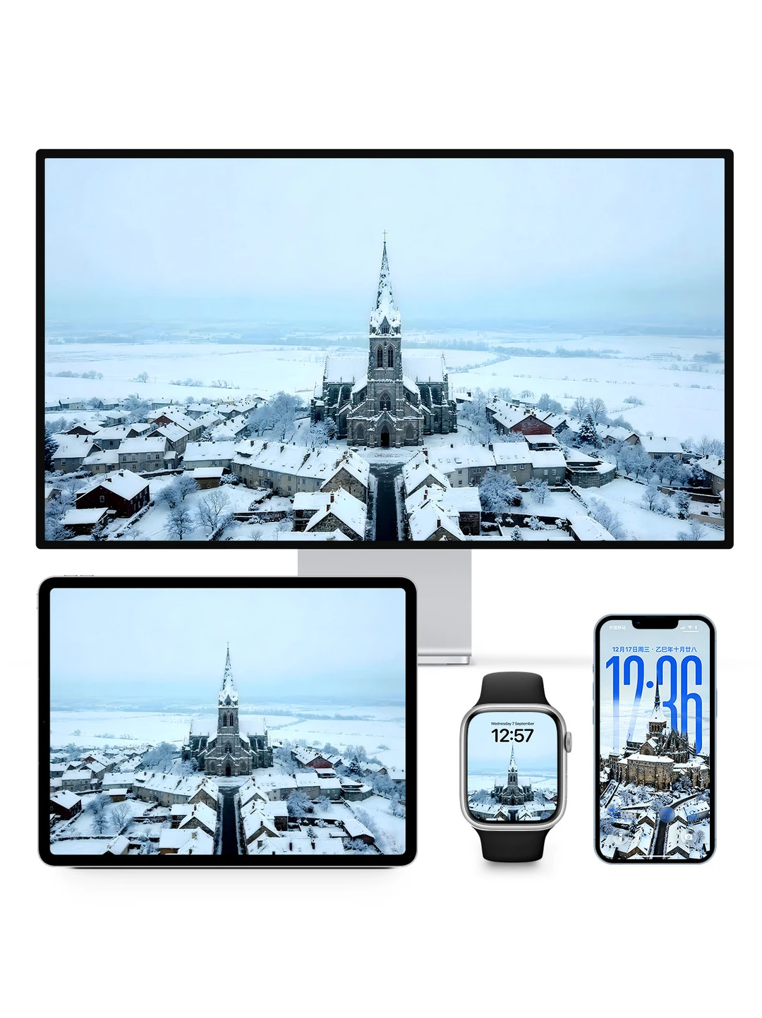 凛冬将至｜ios26景深壁纸Z491