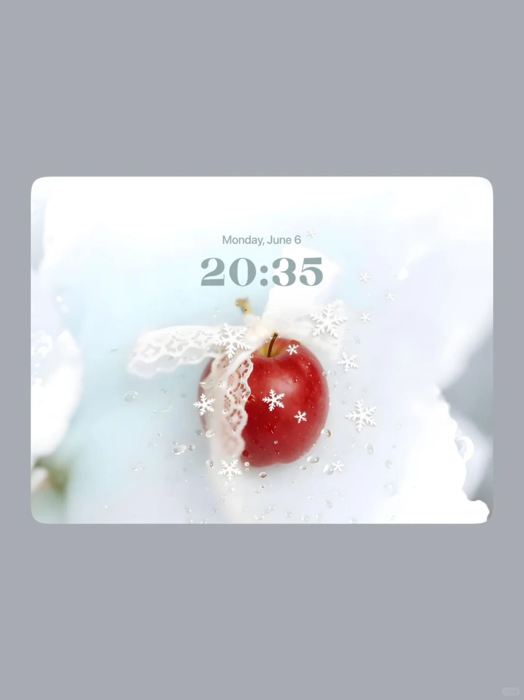 苹果壁纸｜好喜欢我的壁纸啊啊啊啊啊！❄️