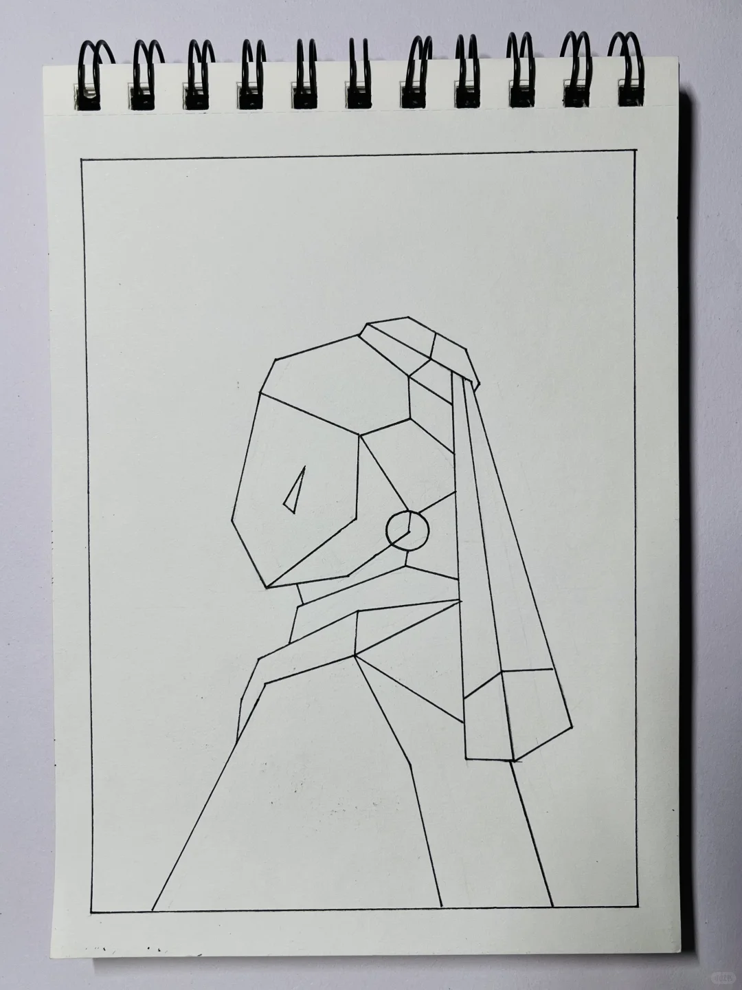 戴珍珠耳环的少女！👩🏻‍🦰控笔练习DAY ❽0🖊